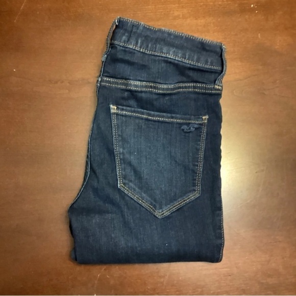 Hollister Jeans Womens 5R High Rise Legging Skinny Distressed Stretch Blue 🌟 - Picture 2 of 8